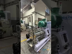 100L Horizontale Perlenmühle für Pestizide SC 9Cr18MoV Stahl Doppelmechanische Dichtung