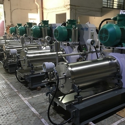 Customized Horizontal Wet Grinding And Dispersing Sand / Bead Mill Machine