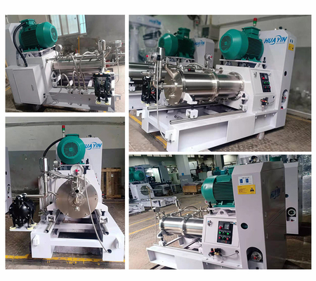 30L 50L Explosion Bead Mill For Paint SUS304 9Cr18Mo With Double Mechanical Seal