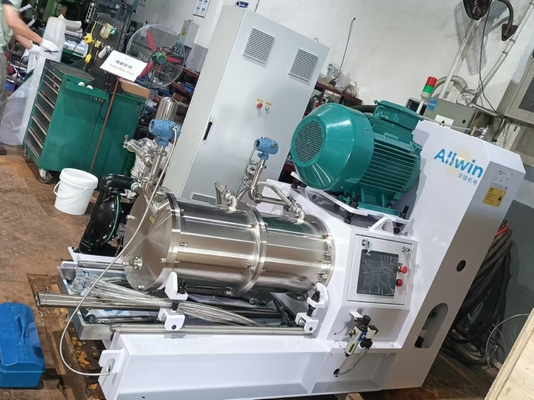 Customized Nano Grinding Horizontal 50L Sand Mill Machine 30KW Pigment Ink Production Machine