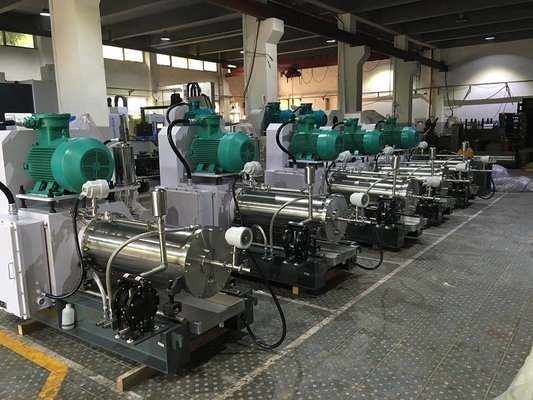 Thermal Paper Making Bead Mill 30KW Explosion Proof nano grinding Sand Mill Machine Ink Grinding Mill