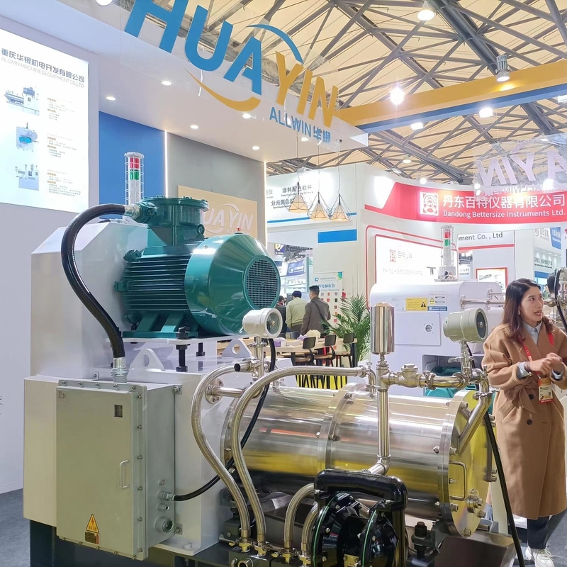 Precise 0.2-30μM Customized Horizontal Sand Mill For Paints Ink Coat Dyestuff